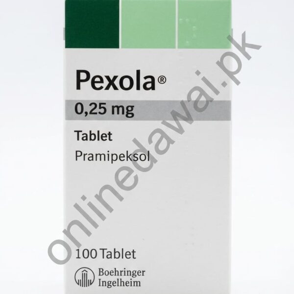 Pexola 0.25mg Tablet Pramipexole Packaging