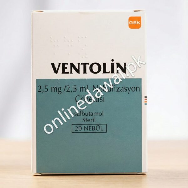 Ventolin Nebules 2.5ml Salbutamol – Asthma Treatment in Pakistan – Ventoline Price