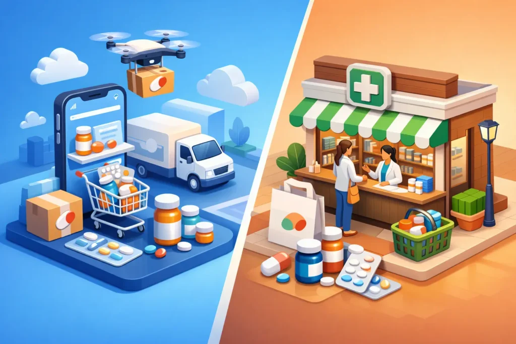 Online Pharmacy Versus Local Pharmacy