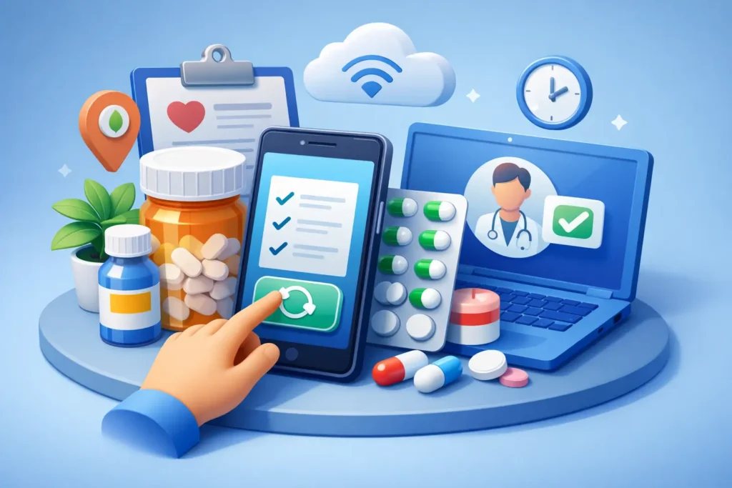 How to Refill Chronic Prescriptions Online