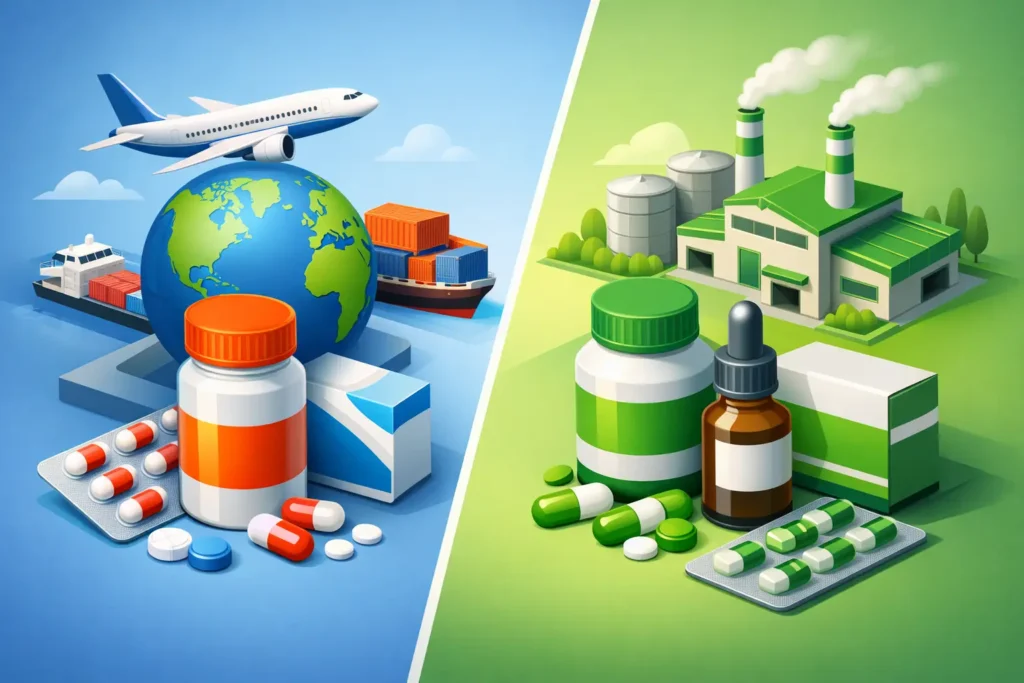 Imported Medicine vs Local Brands