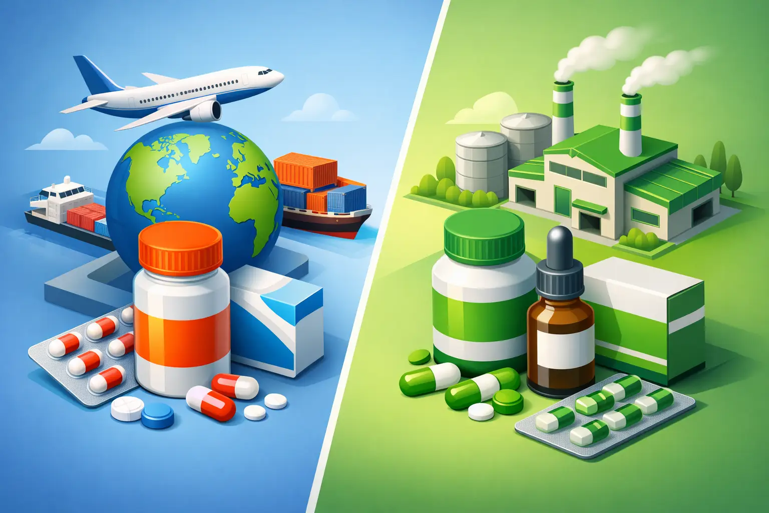 Imported Medicine vs Local Brands