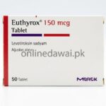 Euthyrox 150mcg 50 Tablets Imported Medicines by Turkiye