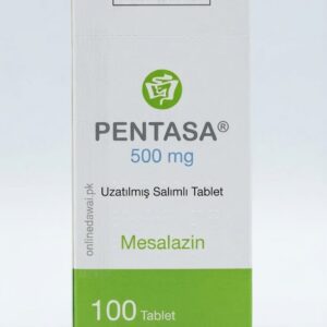 PENTASA 500mg Tablet - Imported Medicine by Turkiye